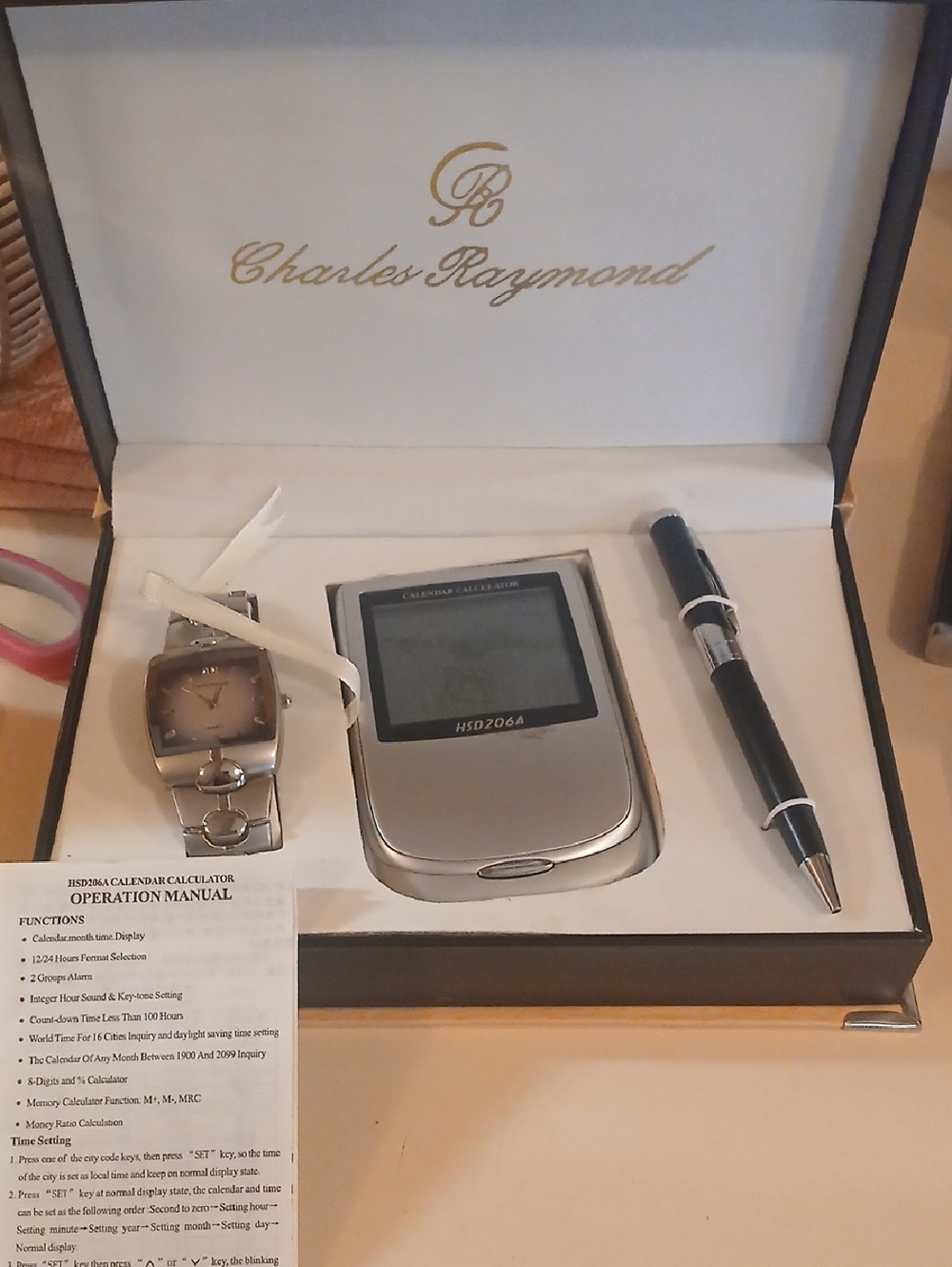 Vintage Charles Raymond Watch Gift Set